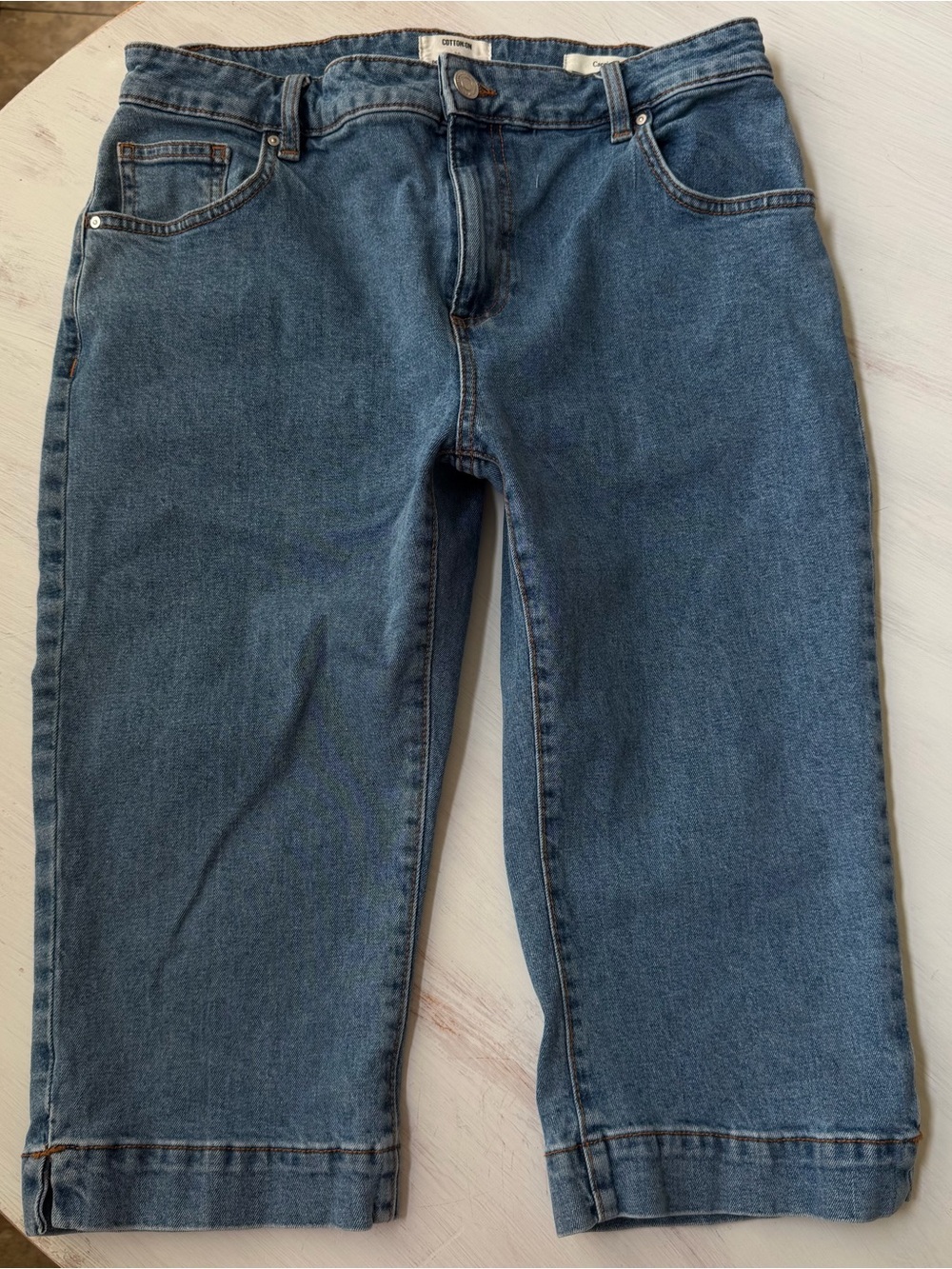 Cotton On Women's Blue Cropped Jeans